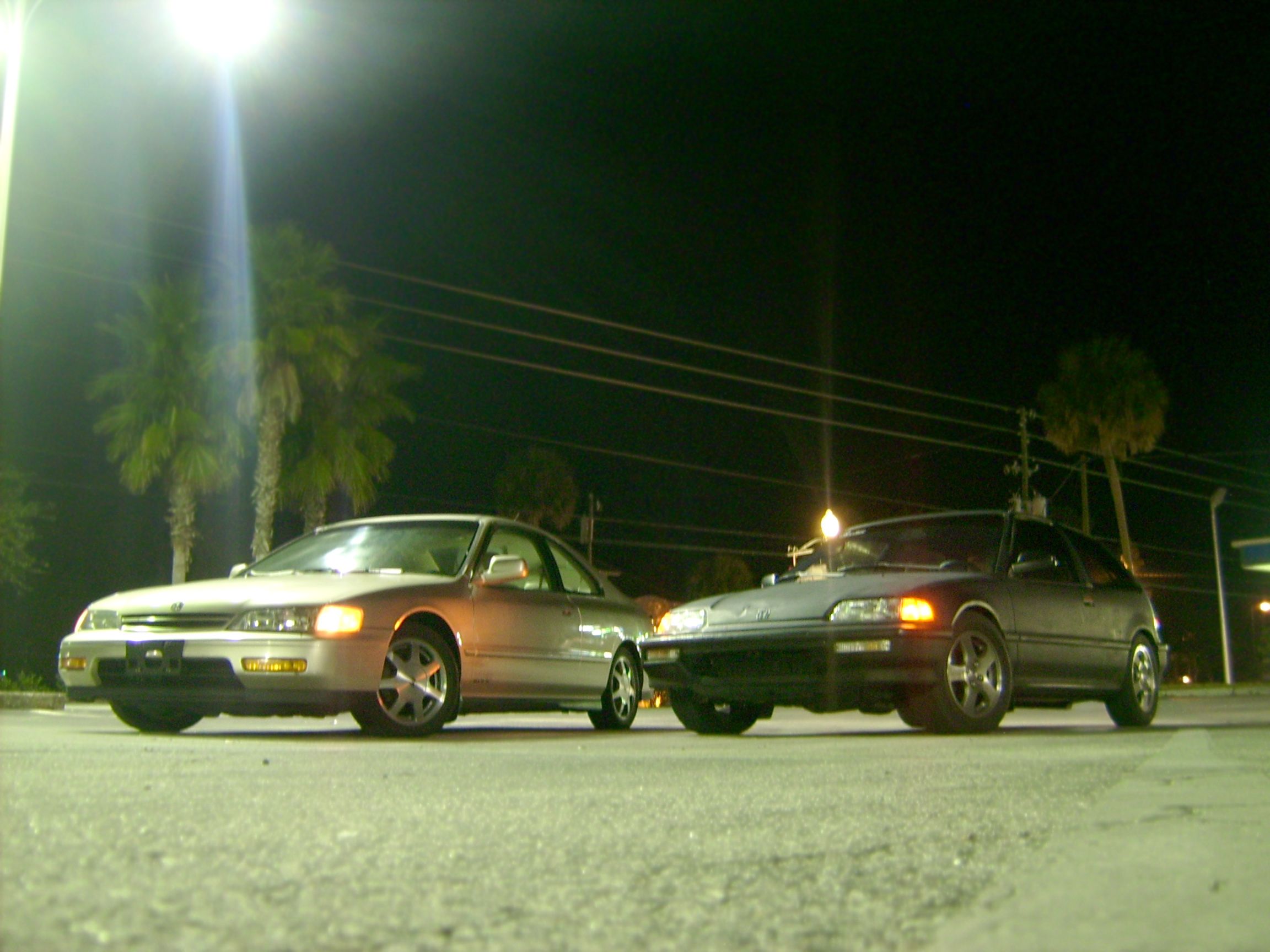 My 95 accord and Cousins 91 ef hatch