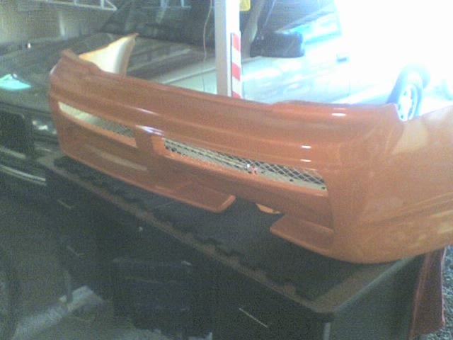 paint job(rear bumper)