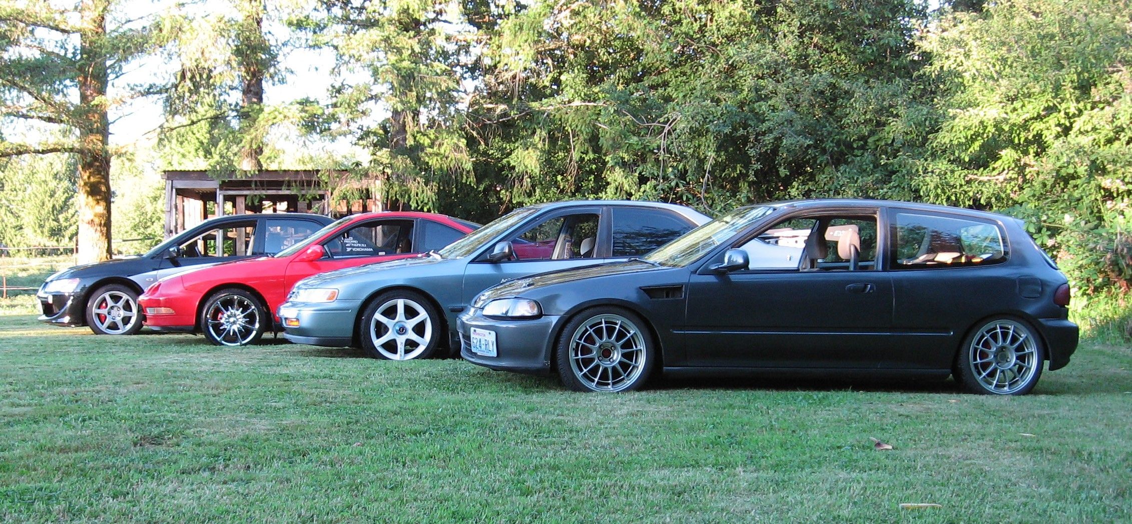 a few of my friends cars with mine